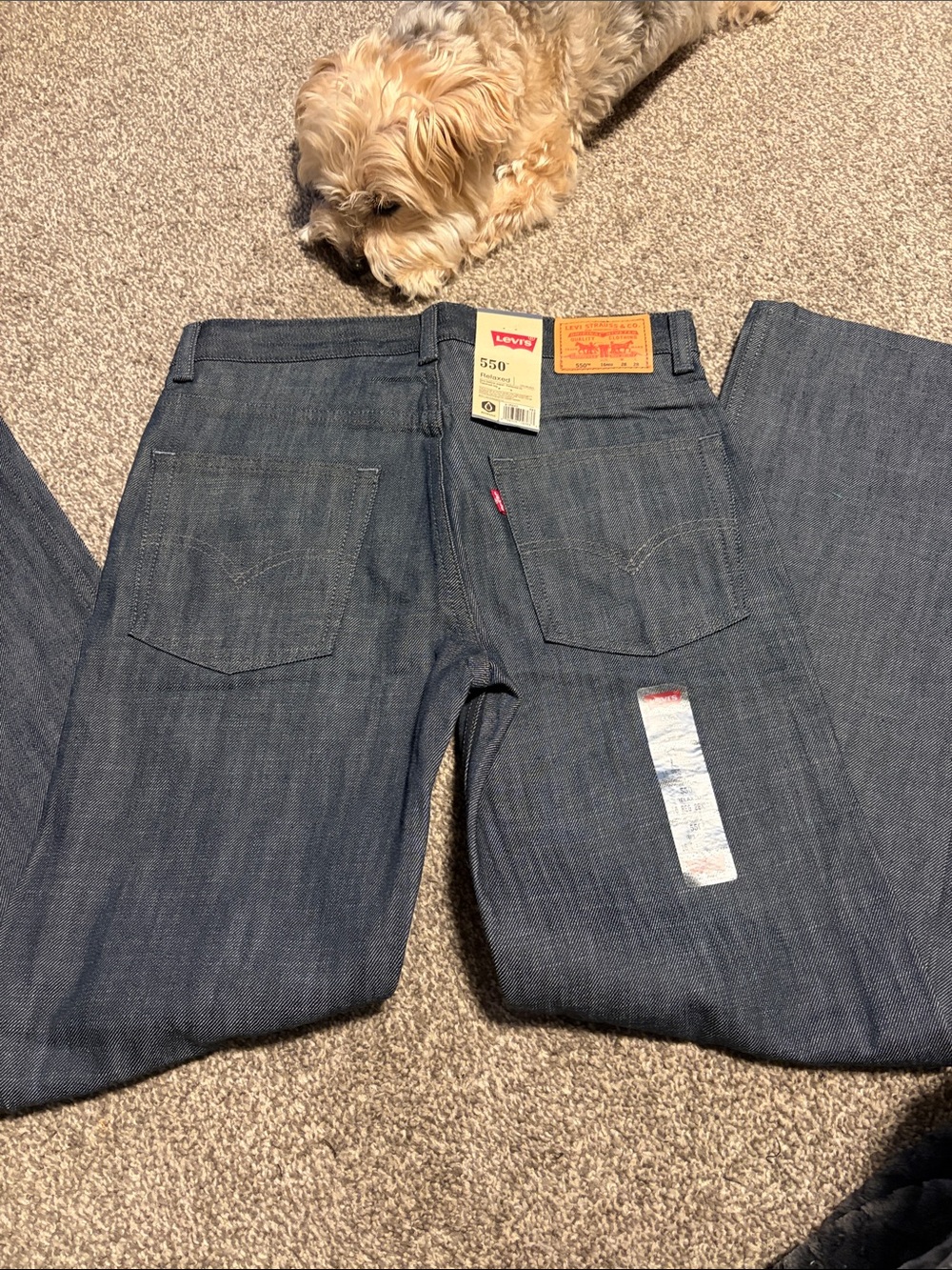Levi's Men's 550 Relaxed Fit Jeans - Dark Blue